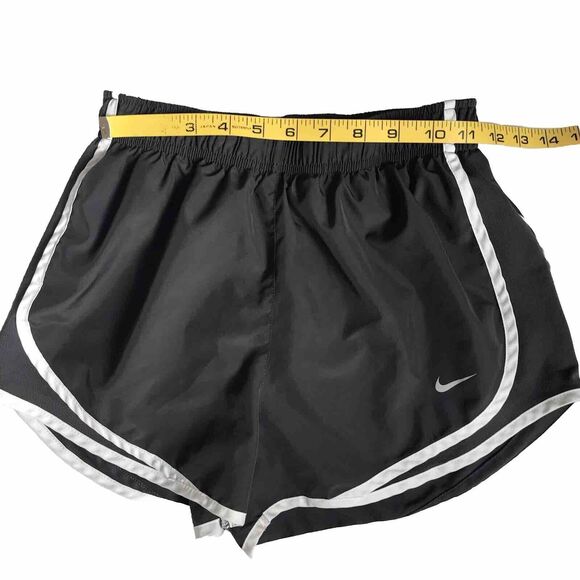 Nike Tempo Running Shorts Women S DRY Dri FIT Brief Liner Gray White Workout EUC - Picture 7 of 11